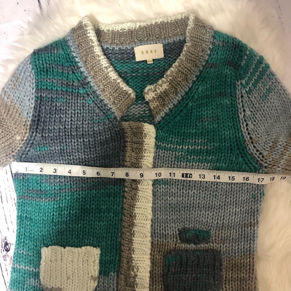 Anthro SHAE cozy cardigan sweater medium - Picture 6 of 8